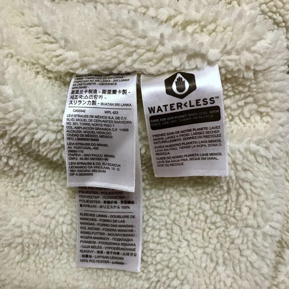 Levi's NWT Sherpa Lined Original Trucker Jacket Women S - Picture 12 of 14